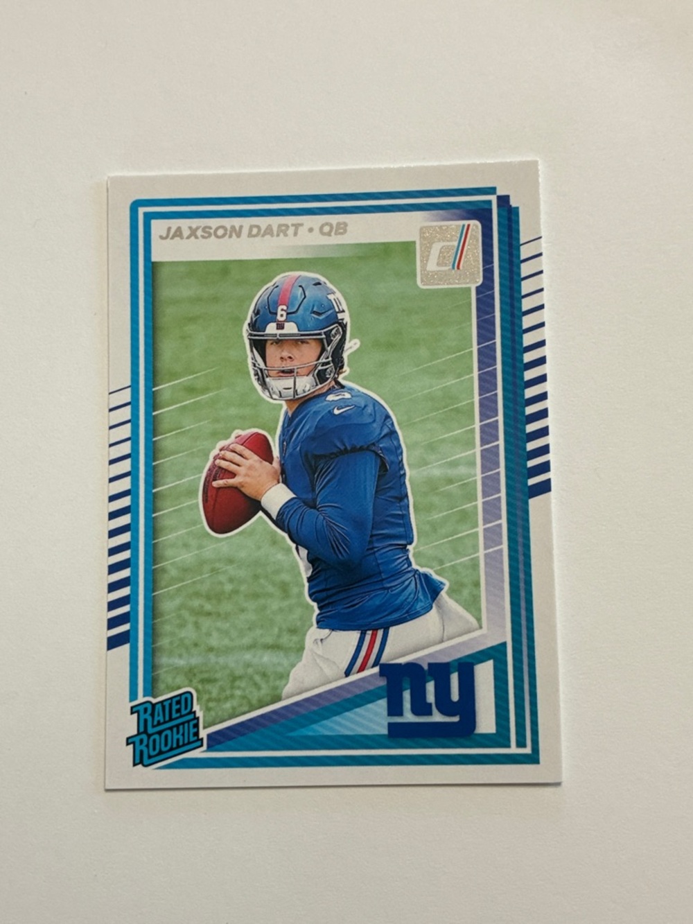 Jaxson Dart Rookie Football Card - Blue